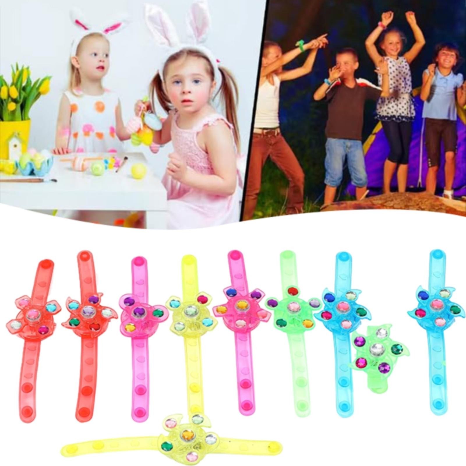 Flash Deals 20Pack LED Light Up Bracelets Glow In The Dark Party For