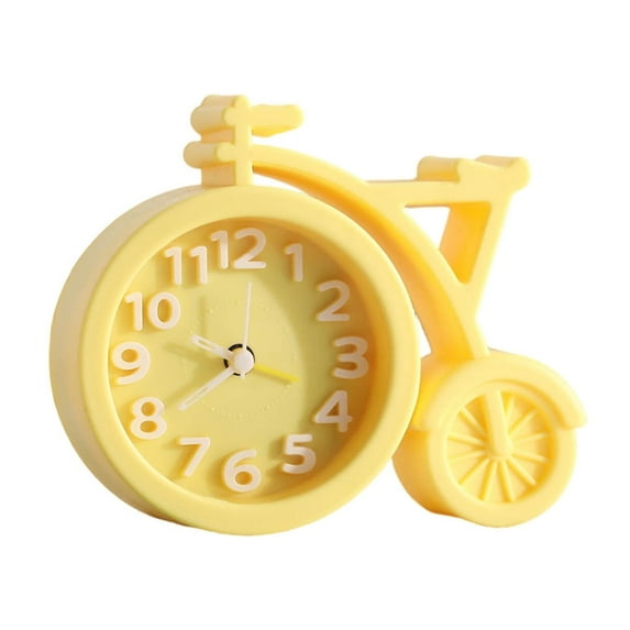 Alarm Clock for Bedroom, InsCrazy Alarm Clock Desk Bike Mini Clock Student Colorful Mini Decoration Bedside Table Alarm Clocks with Quartz Motion Birthday Gifts