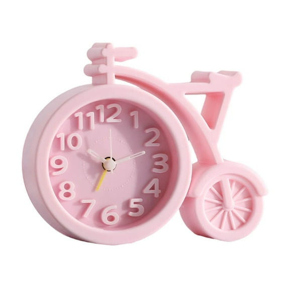Alarm Clock for Bedroom, InsCrazy Alarm Clock Desk Bike Mini Clock Student Colorful Mini Decoration Bedside Table Alarm Clocks with Quartz Motion Birthday Gifts