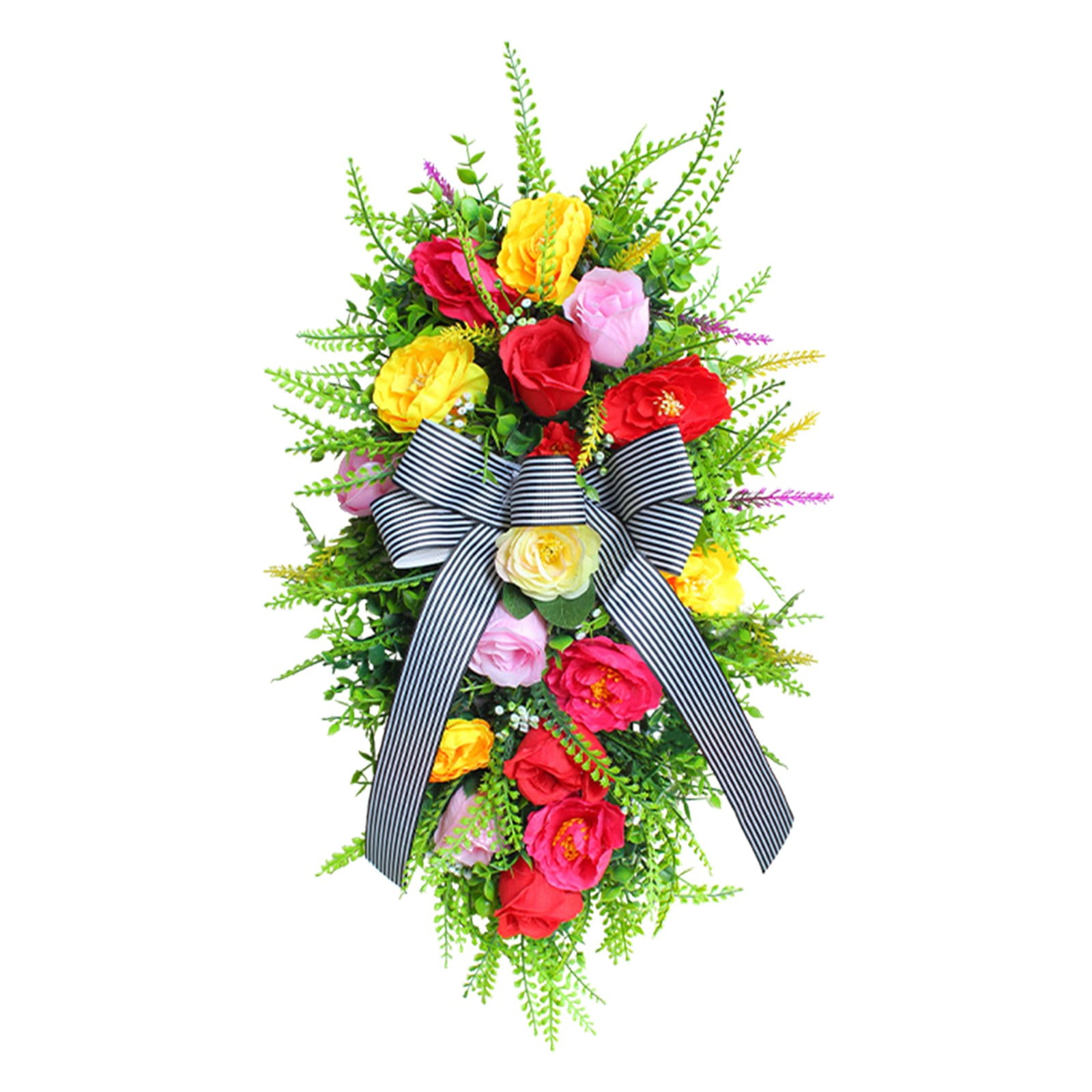 Flash Deals! Alofun Simulation Flower Door Hanging Garland front Door