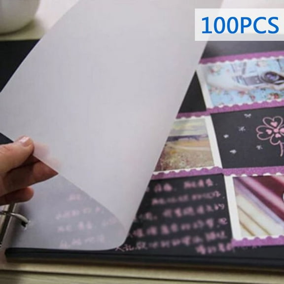 100 Sheet Translucent Tracing Paper for Drawing Calligraphy Painting Newyear Arrival! White