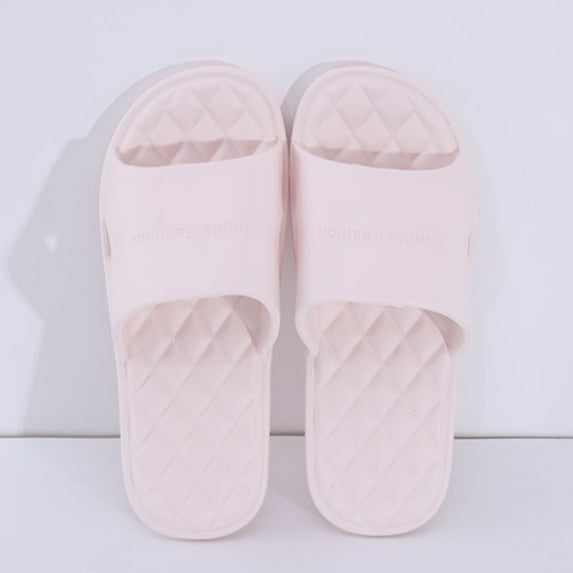 Azrian Non-slip Bathroom Flip Flops - Women Men Slippers Home Couple Shoes Indoor Outside Soft Soled Bathroom Bath Slippers Memory Foam Indoor Slide Slippers