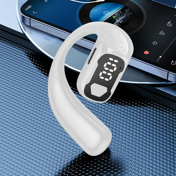 Bluetooth Headphones Earbuds, InsCrazy Hanging Ear In Business Sports Low Latency High Battery Lightweight Intelligent Noise Reduction True Wireless 5.3 Bluetooth Openear Headphones