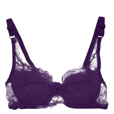 Flash Deals Bras for Women Plus Size,Ladies Bra Fit Comfort,Womens Steel Ring Gathering Bra Underwear Daily Bra on Clearance