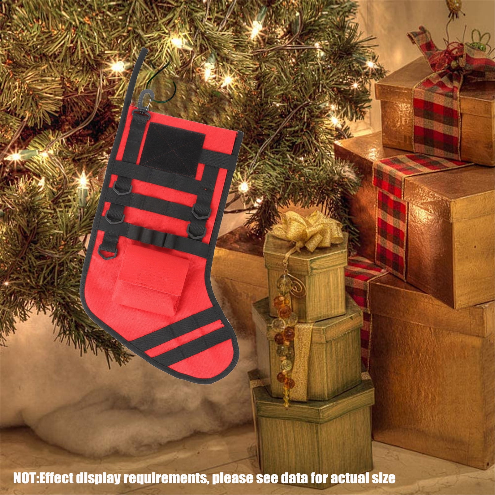 Flash Deals Christmas Stocking Molle Military Christmas Stocking Desert
