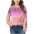 thumbnail image 1 of Shirts for Teens Girls Y2k Girls Crewneck Tops Long Sleeve Shirts for Boys 7-8 Tie Dye Shirt Girls Tops Size 10-12, 1 of 9