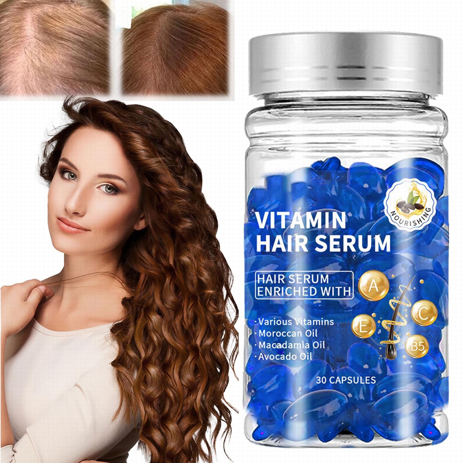 Flash Deals of the Day! MNIYUEA Hair Vitamin Capsule Hair Enriched With