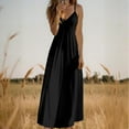 thumbnail image 1 of Flash of The Day Summer Dresses for Women 2025 Sleeveless Cami Dresses Loose Fit V Neck Sun Dress Beach Hawaiian Maxi Casual Long Sundress Plus Size Saved for Later Items List In My Account, 1 of 8