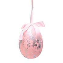 Easter Egg Hanging Ornaments Multicolor Foam 1 Piece Mini
