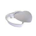 thumbnail image 1 of Huayishang Cake Pop Mold Baking Mold Love Anode Movable Bottom Cake Mold 8 Inch Heart-Shaped Chiffon Cheesecake Mold L, Kitchen Essentials Clearance Sale Silver, 1 of 2