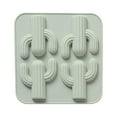 thumbnail image 1 of Huayishang Cake Pop Mold Desert Cactus Silicone Baking Molds Ice Lattice Cubes Cake Chocolate Molds, Kitchen Essentials Clearance Sale Army Green, 1 of 8