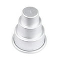 thumbnail image 1 of Huayishang Cake Pop Mold Mini Three-Tiered Cake Pan Pudding Mold Muffin Decorating Mould Tools, Kitchen Essentials Clearance Sale Silver, 1 of 1