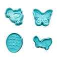 thumbnail image 1 of Huayishang Cake Pop Mold Plastic Baking Cake Decoration Mold Biscuit Spring Mold Four-Piece Set No. 3 Four-Piece Set Cake Mold, Kitchen Essentials Clearance Sale Green, 1 of 1