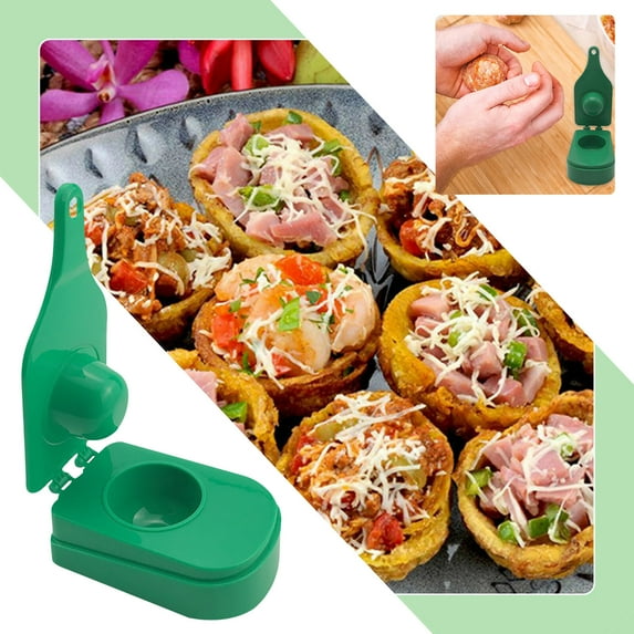 Huayishang Cooking Utensils Banana Bacon Mold Kitchen Cooking Extrusion Mold Meatball Maker, Kitchen Essentials Clearance Sale Green