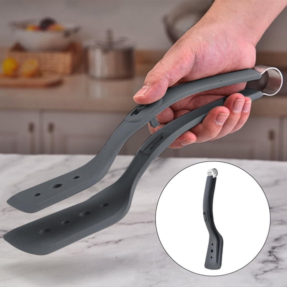 Huayishang Cooking Utensils High Temperature Resistant Steak Frying Spatula Gray, Kitchen Essentials Clearance Sale Grey