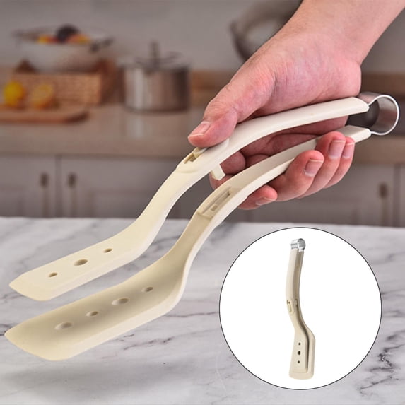 Huayishang Cooking Utensils High Temperature Resistant Steak Frying Spatula Off-White, Kitchen Essentials Clearance Sale White