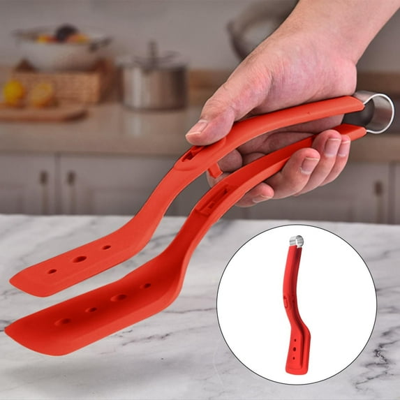 Huayishang Cooking Utensils High Temperature Resistant Steak Frying Spatula Red, Kitchen Essentials Clearance Sale Red