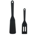 thumbnail image 1 of Huayishang Cooking Utensils Silicone Spatula Set Biscuit Spatula Omelette Spatula Steak Spatula Pan Small Spatula Kitchen Tool Black, Kitchen Essentials Clearance Sale Black, 1 of 5