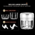 thumbnail image 1 of Flash Deals! Huayishang Garlic Press Electric Garlic Press Garlic Pounder White Deluxe Version 250Ml, Kitchen Essentials Clearance Sale, 1 of 2