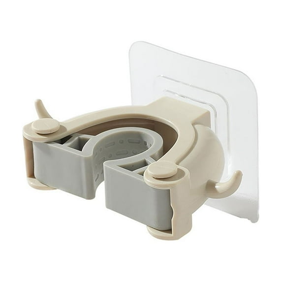 Huayishang Hooks for Hanging Wall Mounted Mop Organizer Holder Brush Broom Hanger Storage Rack Kitchen Hook, Tools Clearance Sale Khaki