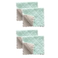 thumbnail image 1 of Huayishang Household Rags 4Pcs Non-Stick Oil Cleaning Rags Dish Cloths Hand Towels Gray Green, Kitchen Essentials Clearance Sale Green, 1 of 1