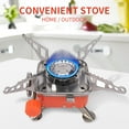 thumbnail image 1 of Huayishang Kitchen Cleaning Machine Burner Stove Windproof Portable Outdoor Foldable W/Bag Stove Cooking Camping Kitchen，Dining & Bar, Kitchen Essentials Clearance Sale Silver, 1 of 6
