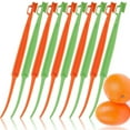 thumbnail image 1 of Huayishang Kitchen Peeler 10Pcs Orange Citruses Peelers Citruses Remover Safes Plastic Easy Slicer Cutter Lemon Cutter Peeler Remover Opener, Kitchen Essentials Clearance Sale, 1 of 9