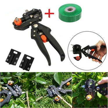 Flash Deals! Huayishang Kitchen Peeler Gardening Fruit Tree Pruning Shears Seedling Grafting Tool Set, Kitchen Essentials Clearance Sale Black