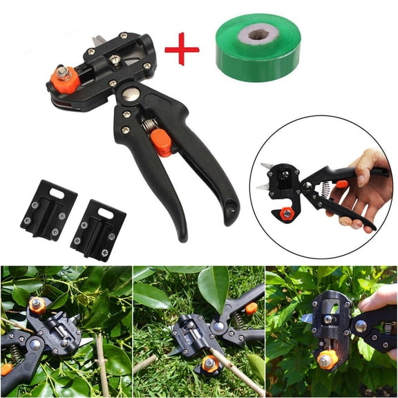 Huayishang Kitchen Peeler Gardening Fruit Tree Pruning Shears Seedling Grafting Tool Set, Kitchen Essentials Clearance Sale Black