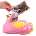 thumbnail image 1 of Huayishang Kitchen Sealer Sealing Machine Hand Pressure Mini Portable Plastic Bag Sealing Machine, Kitchen Essentials Clearance Sale Pink, 1 of 2