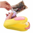 thumbnail image 1 of Huayishang Kitchen Sealer Sealing Machine Hand Pressure Mini Portable Plastic Bag Sealing Machine, Kitchen Essentials Clearance Sale Yellow, 1 of 2