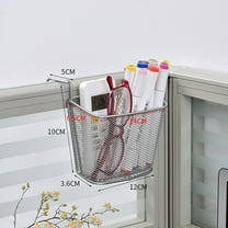 Huayishang Locker Shelf Desk Hanging Basket Hanging Rack Multi Functional Kitchen Storage Rack Organizing Storage Rack, Kitchen Essentials Clearance Sale Silver