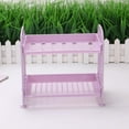 thumbnail image 1 of Huayishang Locker Shelf Desktop Cosmetics Jewelry Rack Double Folding Storage Rack Simple Home Desktop Bathroom Storage Shelf Storage Shelf, Kitchen Essentials Clearance Sale Purple, 1 of 4