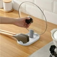 thumbnail image 1 of Huayishang Locker Shelf Folding Pot Cover Rack Spatula Rack Integrated Storage Kitchen Stovetop Storage Rack Draining Tools Chopsticks Spoon Holder, Kitchen Essentials Clearance Sale, 1 of 4
