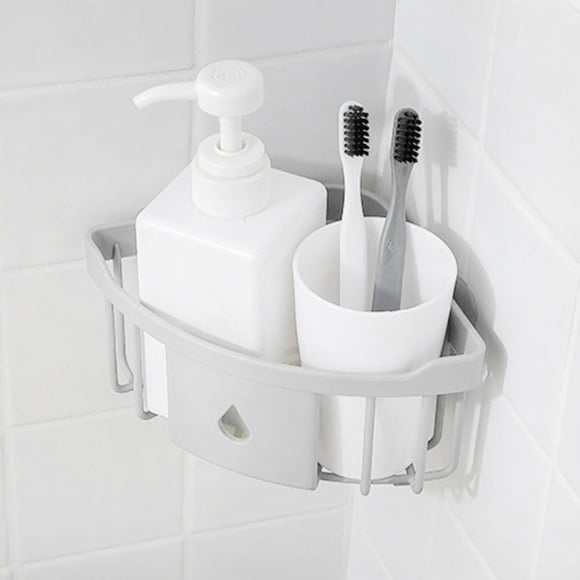 Huayishang Locker Shelf, Kitchen Essentials Clearance Sale Corner Shower Caddy Corner Shower Shelf Shower Basket Wall Mounted Shower Holder Organizer for Shampoo Plastic Shower Caddy