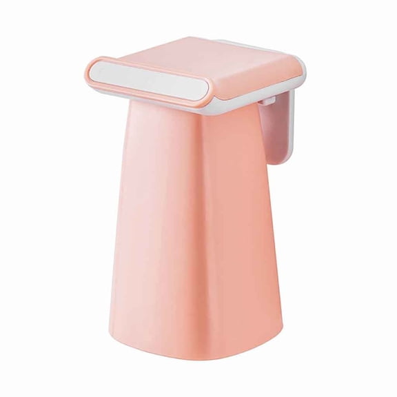 Huayishang Locker Shelf Nail-Free Seamless Sticker Wash Cup Toothbrush Holder Magnetic Mouthwash Cup Hanging Toothbrush Rack Pink, Kitchen Essentials Clearance Sale Pink