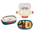 thumbnail image 1 of Huayishang Lunch Box for Women, Kitchen Essentials Clearance Sale Box Adult Lunch Box with Spoon & Fork 28Oz 3 Compartment Sandwich Containers Travel Snack Boxes Dishwasher/Freezer, 1 of 9