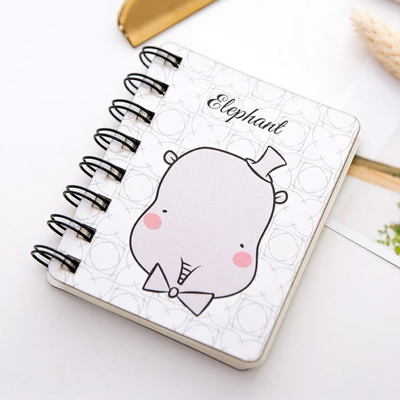Huayishang Notebook Portable Mini Flip Coil Notebook Pocket Notepad (Elephant), Tools Clearance Sale