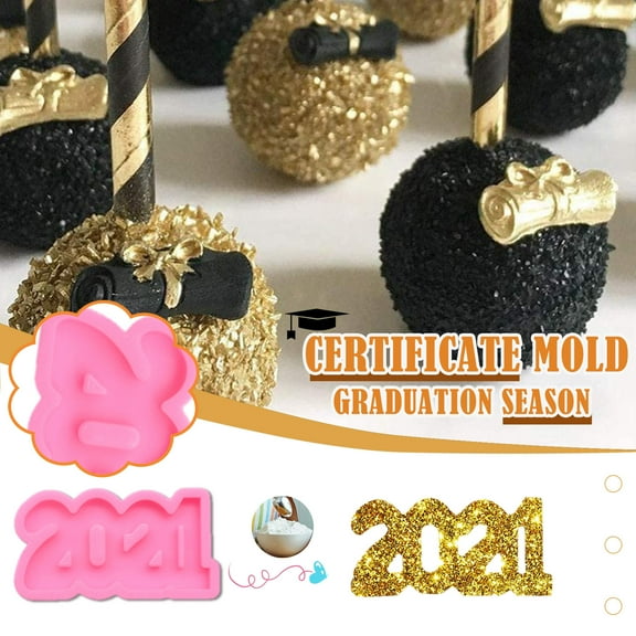 Huayishang Silicone Molds Crystal Jelly Mould Mould Candy Soap Mould with Hole for Diy Silicone Cake Mould, Kitchen Essentials Clearance Sale Pink