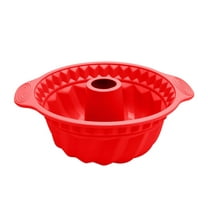 Huayishang Silicone Molds Large Double Ear Silicone Moldes High Temperature Baking Pan Diy Baking Tools, Kitchen Essentials Clearance Sale Red