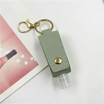 Huayishang Spray Bottle Empty Hand Sanitizer Bottle and Keychain Set Holder Hand Sanitizer Leather Case Outdoor Portable Keychain Leather Case Green, Kitchen Essentials Clearance Sale