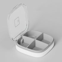 Huayishang Storage Box Portable Small Mini Storage Box with Large Capacity for Travel with Compartments and Sealed Moisture-Proof Box A, Kitchen Essentials Clearance Sale