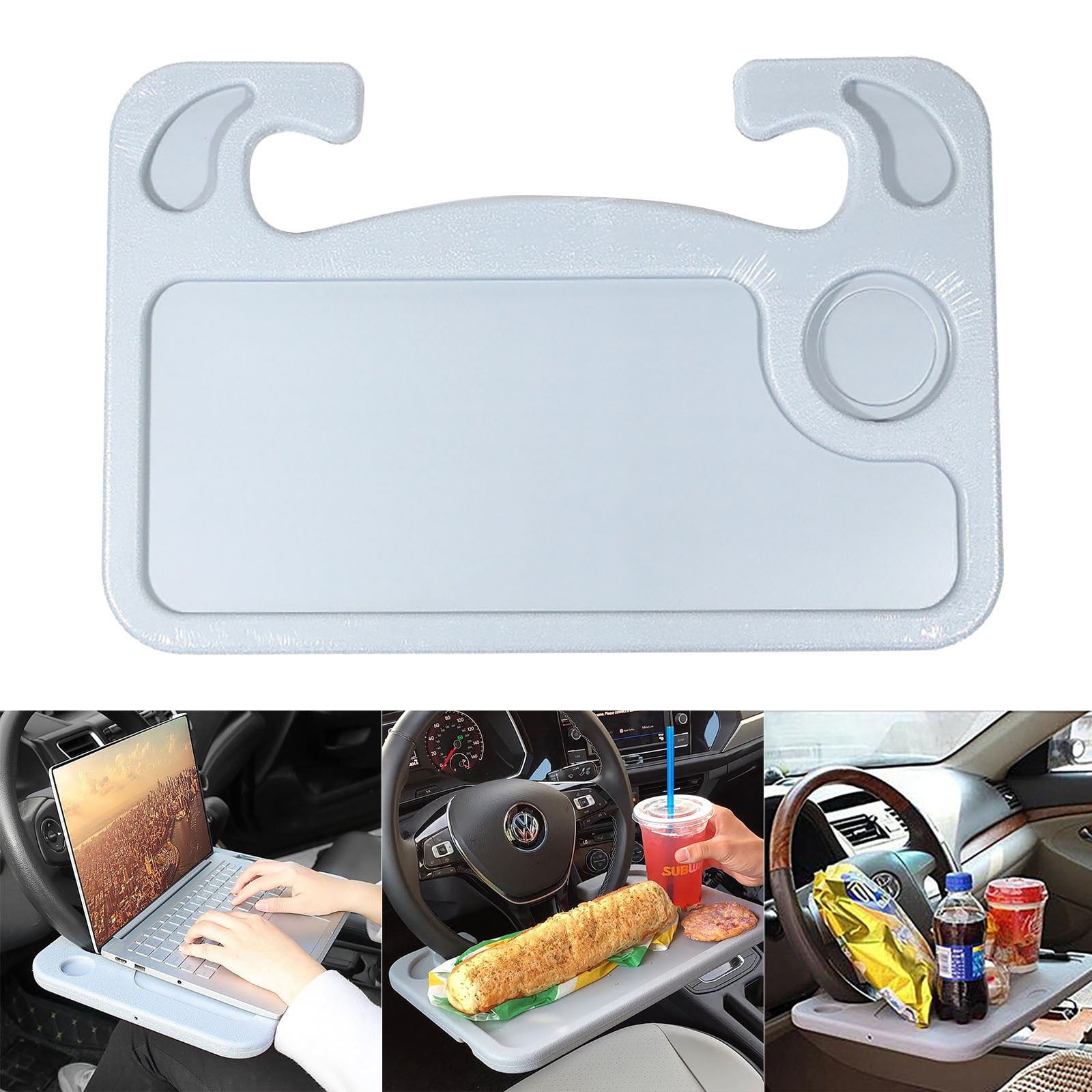 Flash Deals! Huayishang Storage Rack Car Small Table Car Steering Wheel ...