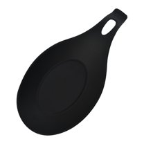 Huayishang Storage Rack Kitchenware Soup Spoon Mat Silicone Spoon Mat Black, Kitchen Essentials Clearance Sale Black