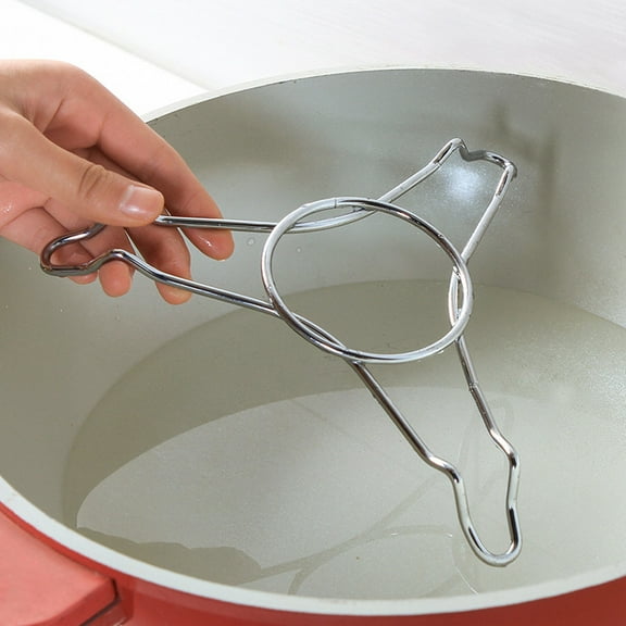 Huayishang Storage Rack Thickening Steaming Shelf Rack Storage Insulation 1Pc Steel Stainless Kitchen,Dining & Bar, Kitchen Essentials Clearance Sale Silver