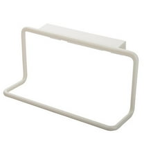 Huayishang Storage Rack Towel Rack Hanging Holder Organizer Bathroom Kitchen Cabinet Cupboard Hanger Wh, Kitchen Essentials Clearance Sale White