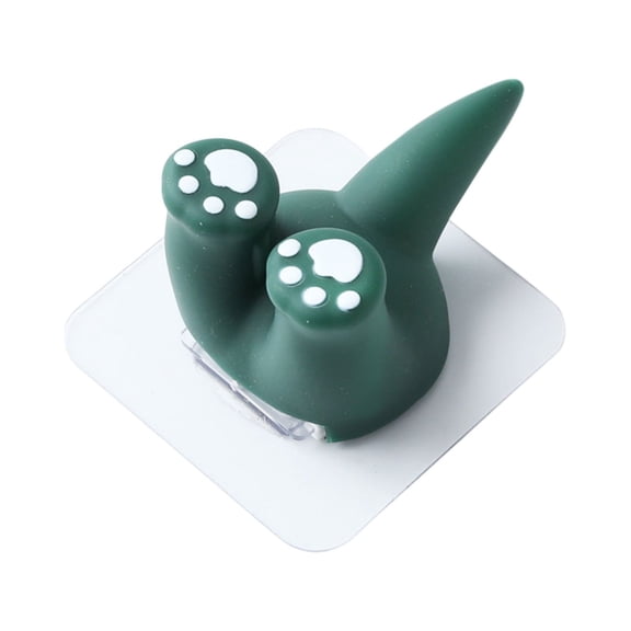 Huayishang Wall Shelf 1Pc Cute Animal Tail Toothbrush Holder Wall Hook Cartoon Sticky Hook Punch-Free Dinosaur Tail, Kitchen Essentials Clearance Sale