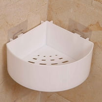 Huayishang Wall Shelf Kitchen and Bathroom Corner Magic Sticker Storage Rack, Kitchen Essentials Clearance Sale