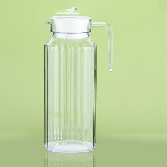 Huayishang Water Bottle 1.5L Acrylic Juice Jug Restaurant Beverage Jug Hot and Cold Water Jug C, Kitchen Essentials Clearance Sale