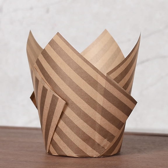 100*Paper Cups Clearance! 100Pcs Baking Paper Cups Cupcake Liners Baking Cups Parchment Paper Square Non Stick for Medium Large Cupcakes Cake Birthday 1.97